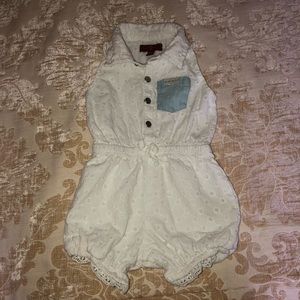 Infant girls Seven for all Mankind romper